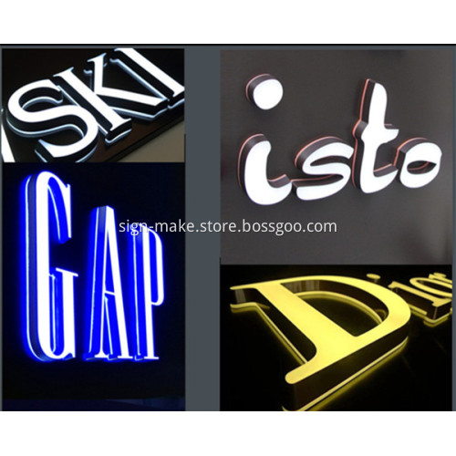 Custom Lighted Acrylic Sign LED